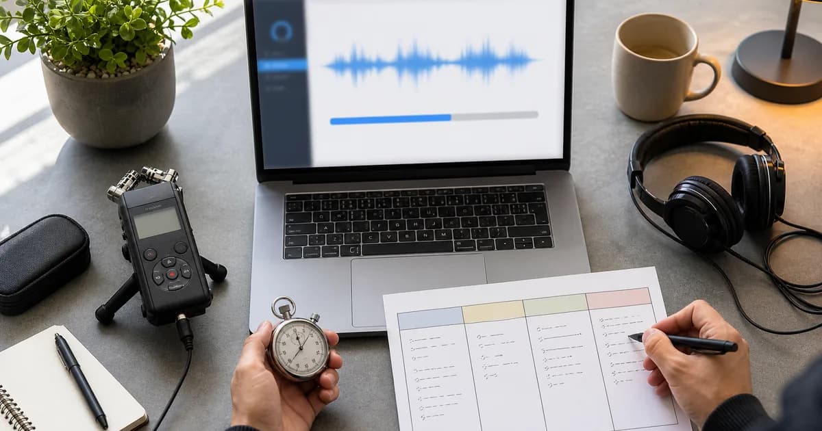 How Long Does AI Transcription Take? A Practical Benchmark