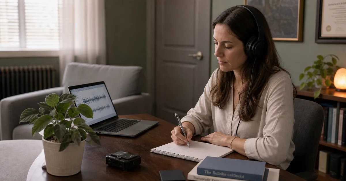 Therapy Session Transcription: Privacy & Documentation Guide Therapy Session Transcription: Privacy & Documentation Guide